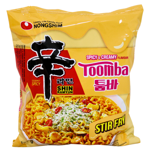 Load image into Gallery viewer, Nong Shim Ramyun Stir Fry Toomba (Spicy & Creamy Flavour)-農心辛拉麵辣奶油拌麵-137g-INNS122