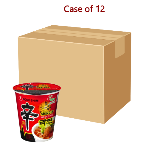 Load image into Gallery viewer, Nong Shim Shin Cup Noodle - Hot & Spicy-農心辛辣杯麵-68g-INNS202-12