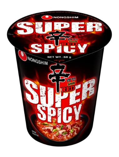 ギャラリービューアに画像を読み込む、Nong Shim Shin Red Cup - Super Spicy-農心特辣杯麵-68g-INNS215