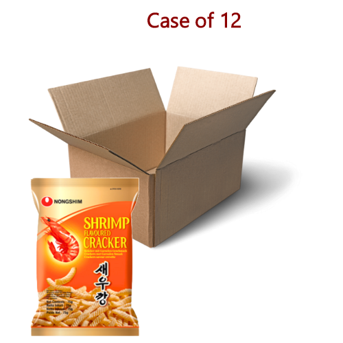 갤러리 뷰어에 이미지 로드, Nong Shim Shrimp Flavoured Crackers-農心蝦條-75g-SNACNS102-12