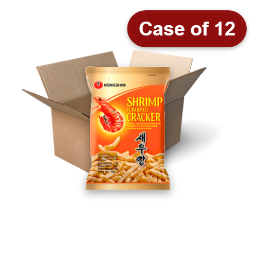 Load image into Gallery viewer, Nong Shim Shrimp Flavoured Crackers-農心蝦條-75g-SNACNS102-12