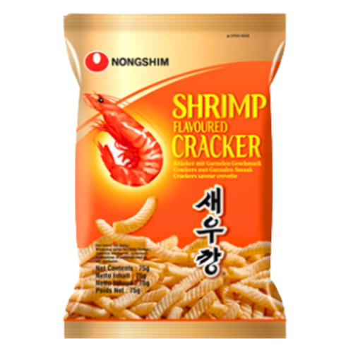 Load image into Gallery viewer, Nong Shim Shrimp Flavoured Crackers-農心蝦條-75g-SNACNS102