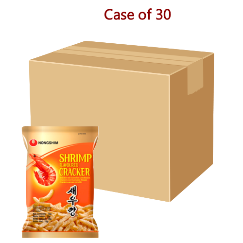 갤러리 뷰어에 이미지 로드, Nong Shim Shrimp Flavoured Crackers-農心蝦條-75g-SNACNS102-30