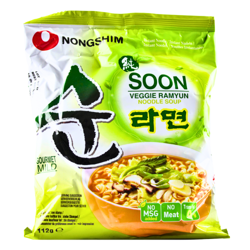 Load image into Gallery viewer, Nong Shim Soon Veggie Ramyun-農心純齋湯麵-112g-INNS113