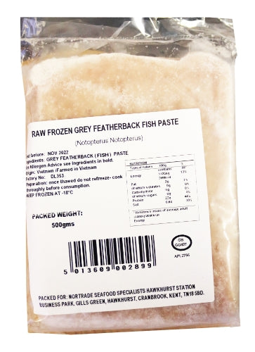 Load image into Gallery viewer, Nortrade Grey Featherback Fish Paste (Frozen)-七星魚漿-500g-FFISH301