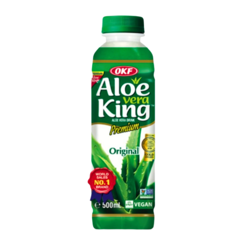 갤러리 뷰어에 이미지 로드, OKF Aloe Vera Drink - Original-蘆薈王庫拉索蘆薈汁-原味含果粒-500ml-DRIOKF101
