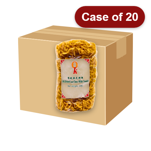 갤러리 뷰어에 이미지 로드, OK Brand Loo Choo (Broad Noodle)-傳統撈粗(香港風味)-300g-DNOOOK102-20