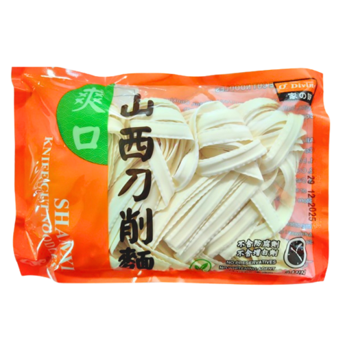 Load image into Gallery viewer, O'Divine ShanXi Knife Cut Noodles-家の味山西刀削面-400g-FNOOODI104