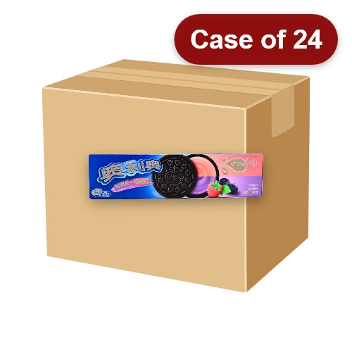 Load image into Gallery viewer, Oreo Cookies - Blueberry & Rasberry-奧利奧餅乾-藍莓-97g-BISOO115-24