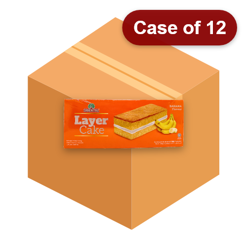 Load image into Gallery viewer, Oriental Brand Layer Cake Banana Flavour-香蕉奶油蛋糕-16g_24-SNACOB106-12