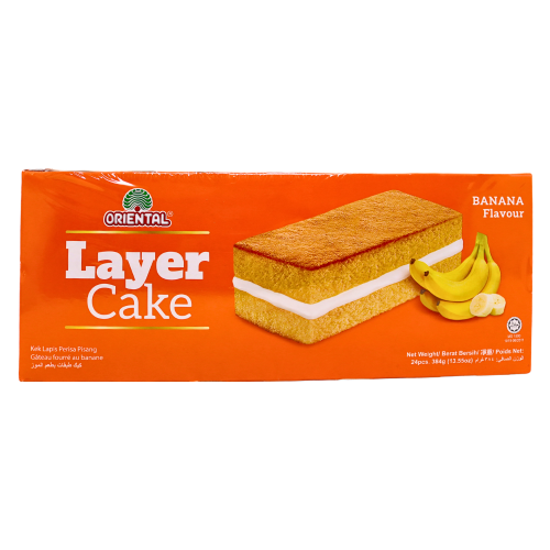 Load image into Gallery viewer, Oriental Brand Layer Cake Banana Flavour-香蕉奶油蛋糕-16g_24-SNACOB106