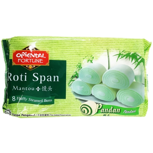 Load image into Gallery viewer, Oriental Fortune Mantou - Pandan-香葉饅頭-360g-DIMOF106
