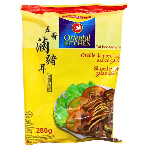 Load image into Gallery viewer, Oriental Kitchen Glazed Pork's Ear-萬興五香滷猪耳-280g-FMEATOK102