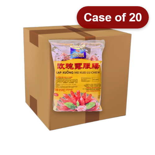 Load image into Gallery viewer, Oriental Kitchen Mei Kuei Lu Pork Sausage-萬興玫瑰露臘腸-500g-DMEATOK102-20