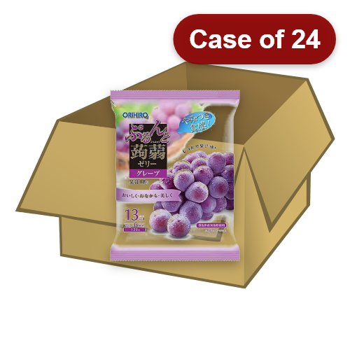 Load image into Gallery viewer, Orihiro Purun Gummy - Grape-蒟蒻果凍-葡萄味-127g-SNACORI101-24