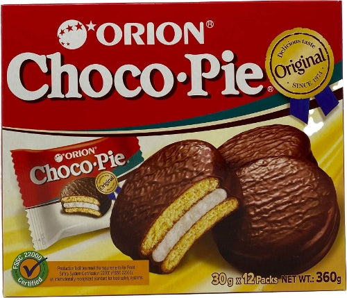 갤러리 뷰어에 이미지 로드, Orion Choco Pie (12)-好麗友巧克力派-12_30g-SNACOR101