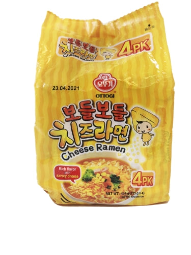 Load image into Gallery viewer, Ottogi Cheese Ramyun - Multi Pack-韓國不倒翁芝士拉面-4_111g-INOT103