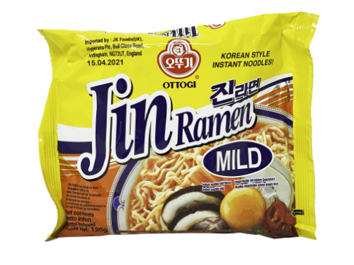 Load image into Gallery viewer, Ottogi Jin Ramyun - Mild-韓國不倒翁微辣味金拉面-120g-INOT110