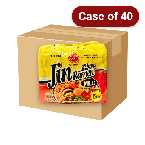 Load image into Gallery viewer, Ottogi Jin Ramyun - Mild (Multi Pack)-韓國不倒翁微辣味金拉面-5_120g-INOT102-40