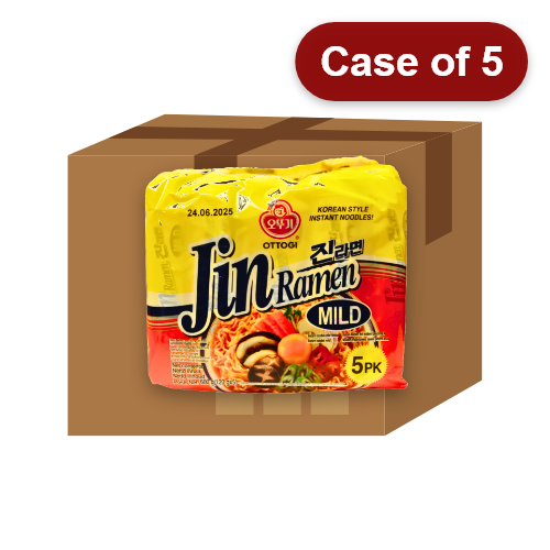 Load image into Gallery viewer, Ottogi Jin Ramyun - Mild (Multi Pack)-韓國不倒翁微辣味金拉面-5_120g-INOT102-5