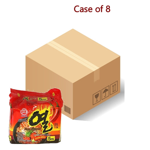 Load image into Gallery viewer, Ottogi Yeul Ramen Hot - Multi Pack-韓國不倒翁熱拉面 - 辣味5包装-5_120g-INOT105-8