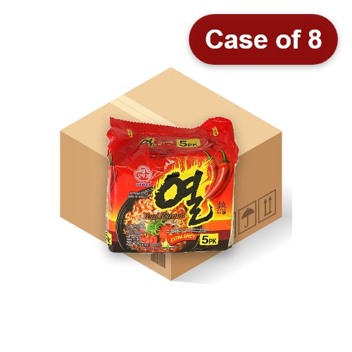 Load image into Gallery viewer, Ottogi Yeul Ramen Hot - Multi Pack-韓國不倒翁熱拉面 - 辣味5包装-5_120g-INOT105-8