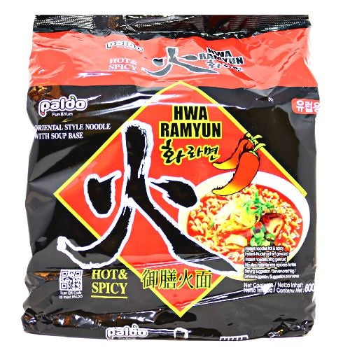 ギャラリービューアに画像を読み込む、Paldo Hwa Ramyun (Hot & Spicy Flavour)-八道御膳火面-5_120g-INP103