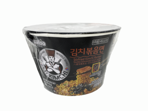 Load image into Gallery viewer, Paldo Mr Kimchi Stir Fried Bowl Noodle-八道泡菜先生-手作泡菜乾拌碗麵-116g-INP208