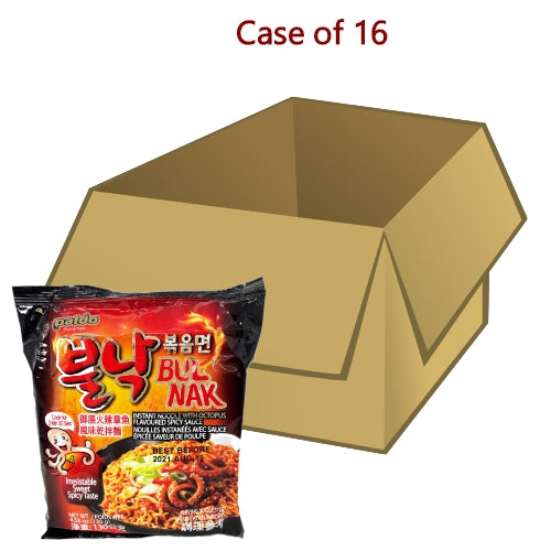 Load image into Gallery viewer, Paldo Pan Stir Fried Noodle - Sweet & Spicy-八道御膳火辣章魚風味乾拌麵-4_130g-INP112-16