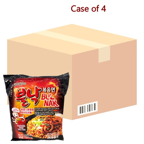 Load image into Gallery viewer, Paldo Pan Stir Fried Noodle - Sweet & Spicy-八道御膳火辣章魚風味乾拌麵-4_130g-INP112-4