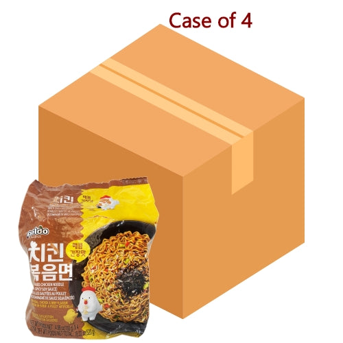 将图像加载到图库查看器中, Paldo Stir Fried Chicken Noodle - Spicy Soy Sauce-八道辣雞肉味乾拌麵-4_130g-INP113-4