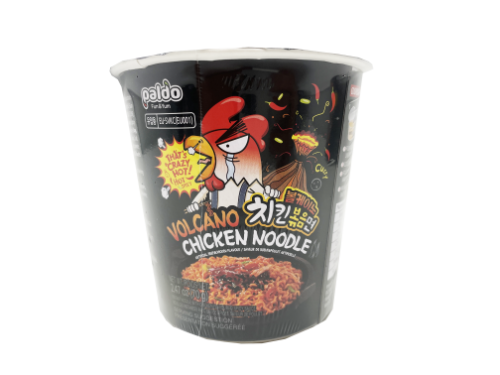 Load image into Gallery viewer, Paldo Volcano Chicken Cup Noodle-八道超辣火雞拌杯面-70g-INP251