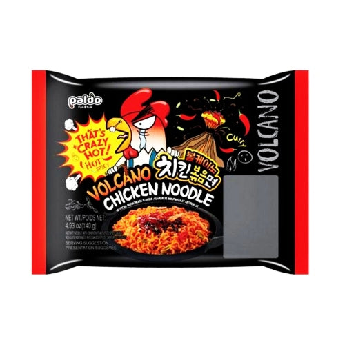 Load image into Gallery viewer, Paldo Volcano Chicken Noodle-八道超辣火雞拌面-4_140g-INP110