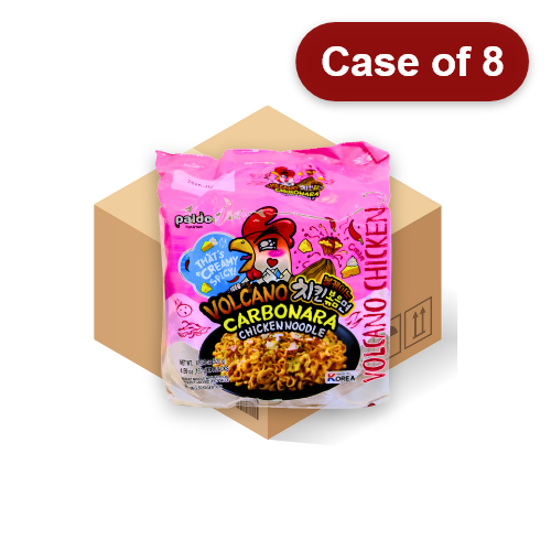 Load image into Gallery viewer, Paldo Volcano Chicken Noodle Carbonara-八道辣味奶油拌麵-4_130g-INP118-8