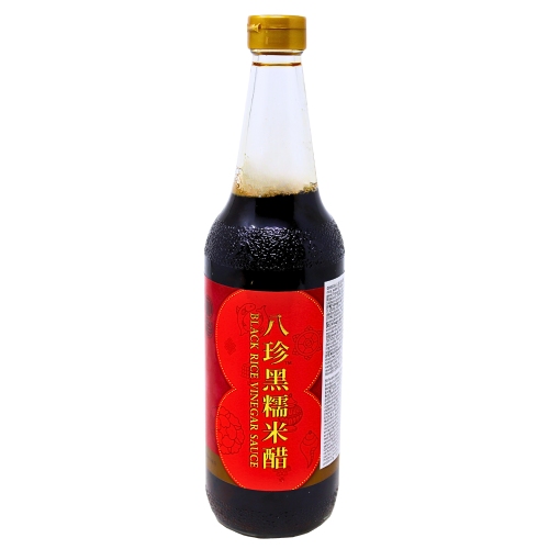 Load image into Gallery viewer, Pat Chun Black Rice Vinegar-八珍黑糯米醋-600ml-VIN235