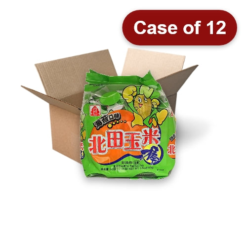 Load image into Gallery viewer, Pei Tien Corn Roll - Japanese Seaweed-北田日式岩燒海苔玉米棒-100g-SNACPT103-12