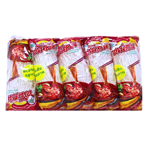 갤러리 뷰어에 이미지 로드, Pine Brand Bean Vermicelli-松樹牌泰國粉絲-5_80g-NOO534