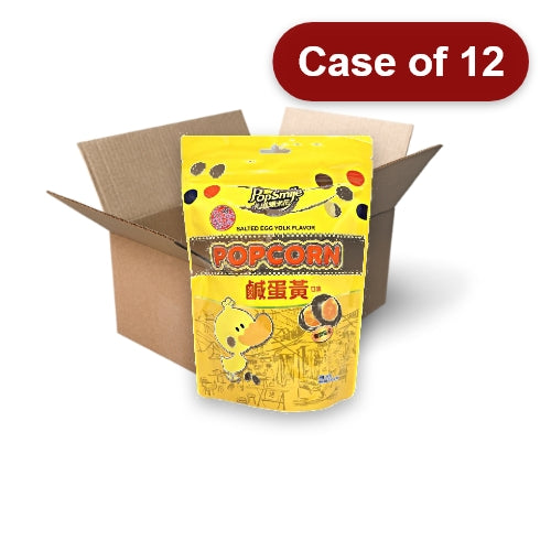 갤러리 뷰어에 이미지 로드, Pop Smile Popcorn - Salted Egg Flavour-卡滋爆米花-鹹蛋黃口味-80g-SNACPS102-12