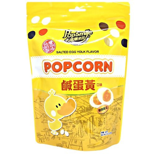 갤러리 뷰어에 이미지 로드, Pop Smile Popcorn - Salted Egg Flavour-卡滋爆米花-鹹蛋黃口味-80g-SNACPS102