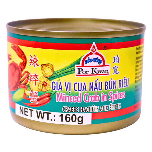 Load image into Gallery viewer, Por Kwan Mince Crab In Spices-珀寬辣碎蟹-160g-SFD302