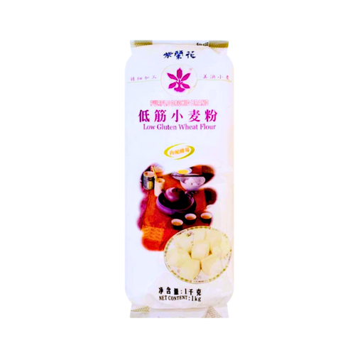 갤러리 뷰어에 이미지 로드, Purple Orchid Low Gluten Wheat Flour (Bun Flour)-紫蘭花低筋小麥粉(饅頭粉)-1kg-FLO750