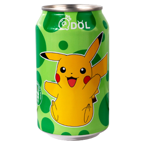 Load image into Gallery viewer, Q Dol Pokemon Soda - Lime (Pikachu)-寶可夢青檸風味氣泡水-330ml-DRIQD305