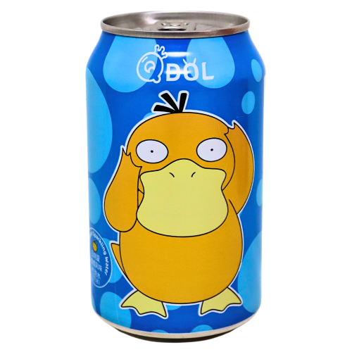 Load image into Gallery viewer, Q Dol Pokemon Soda - Tangerine (Pikachu)-寶可夢柑橘風味氣泡水-330ml-DRIQD303