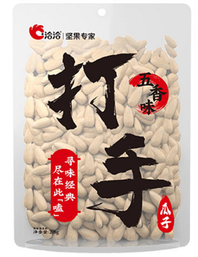 ギャラリービューアに画像を読み込む、Qia Qia Sunflower Seeds-洽洽打手瓜子-五香-208g-SNACQQ122A