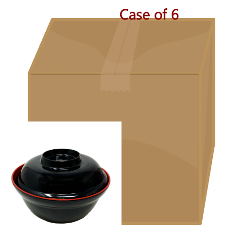 Load image into Gallery viewer, R&B Melamine Japanese Noodle Bowl w/Lids 155*107mm-6吋密胺日式麵碗連蓋-1pcs-KITBO225-6