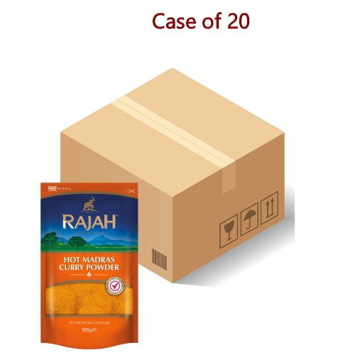 Load image into Gallery viewer, Rajah Hot Madras Curry Powder-馬德士咖喱粉 - 辣味-100g-SPIR130-20