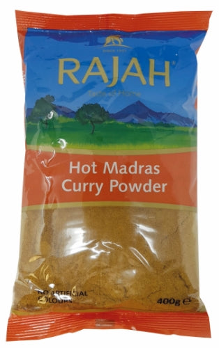 Load image into Gallery viewer, Rajah Hot Madras Curry Powder (400g)-馬德士咖喱粉 - 辣味-400g-SPIR146