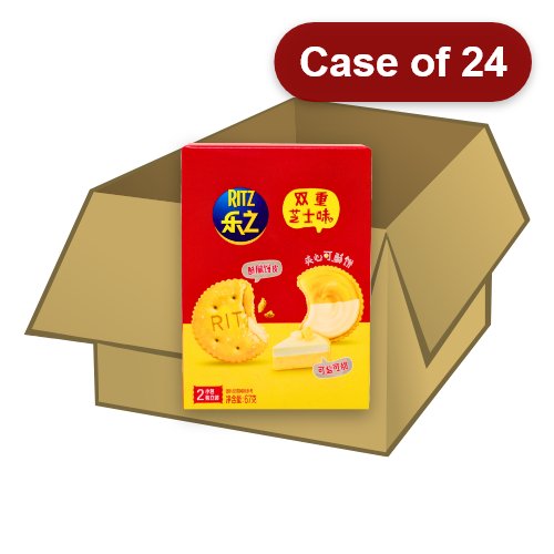 Load image into Gallery viewer, Ritz Sandwich Biscuit Double Cheese Flavour-Ritz 夾心酥餅 - 芝士味-67g-BISR102-24