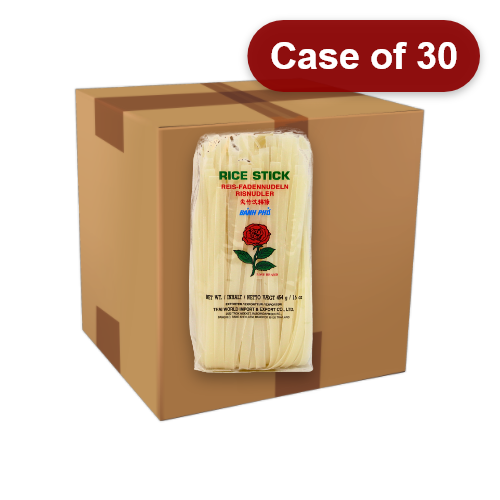 Load image into Gallery viewer, Rose 10mm Rice Sticks 454g-玫瑰泰國河粉10mm-454g-NOO406-30