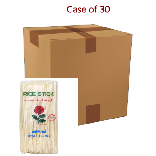 將圖片載入到圖庫檢視器中, Rose 3mm Rice Sticks 400g-玫瑰泰國河粉3mm-400g-NOO410-30